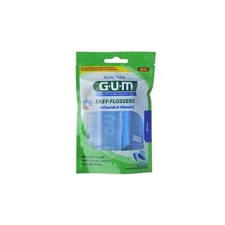 Sunstar Italiana Gum Easy Flossers Filo Interdentale Con Forcella 30 Pezzi