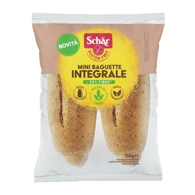 Dr. Schar Schar Mini Baguette Integrale 4 Pezzi X 37,5 G
