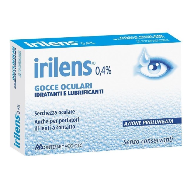 Montefarmaco Gocce Oculari Irilens 10 Flaconcini Da 0,5 Ml
