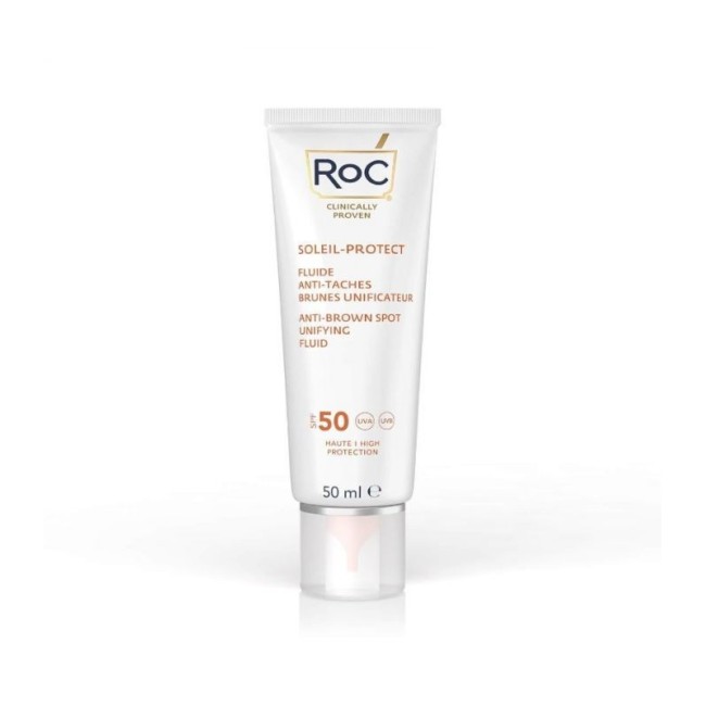 Roc Fluido Solare Viso Spf 50+ Antimacchie Brune 50 Ml