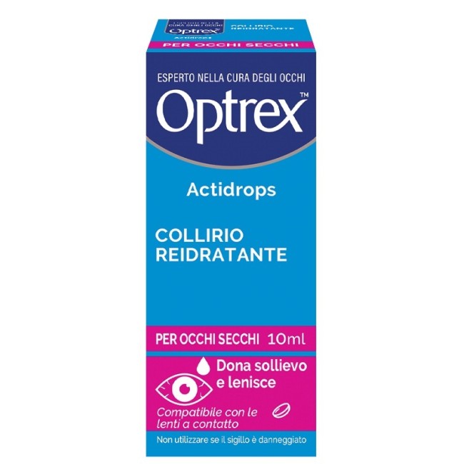 Reckitt Benckiser Collirio Reidratante Occhi Secchi Optrex Actidrops 10 Ml