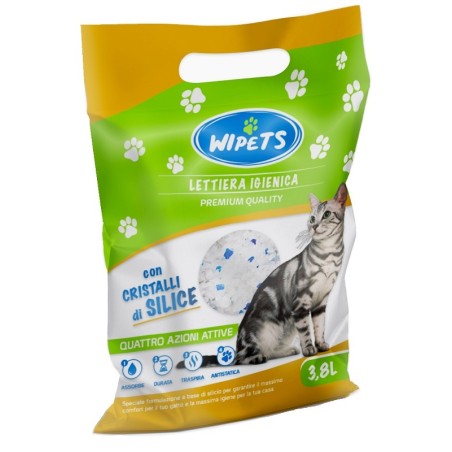 Idrofil Wipets Easy Lettiera Igienica Per Gatti 3,8 Litri