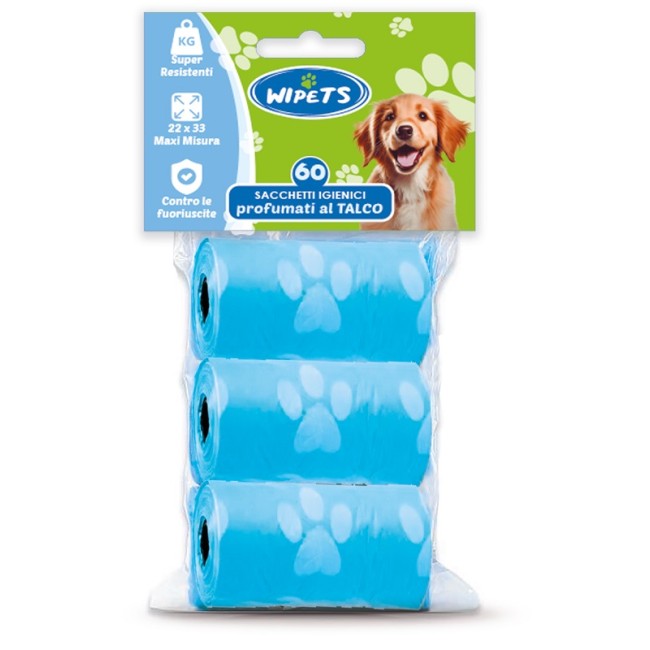 Idrofil Wipets Easy Sacchetti Igienici Per Animali 60 Pezzi