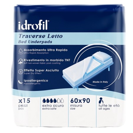 Idrofil Traversa Letto 60x90 Cm 15 Pezzi