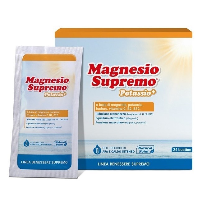 Natural Point Magnesio Supremo Potassio+ 24 Bustine