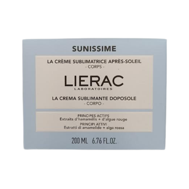 Lierac Sunissime La Crema Sublimante Doposole Corpo 200 Ml