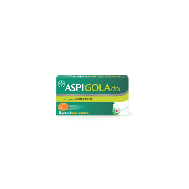 Bayer Aspigoladol 8,75 Mg Pastiglie Gusto Arancia Flurbiprofene