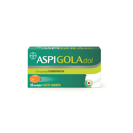 Bayer Aspigoladol 8,75 Mg Pastiglie Gusto Arancia Flurbiprofene