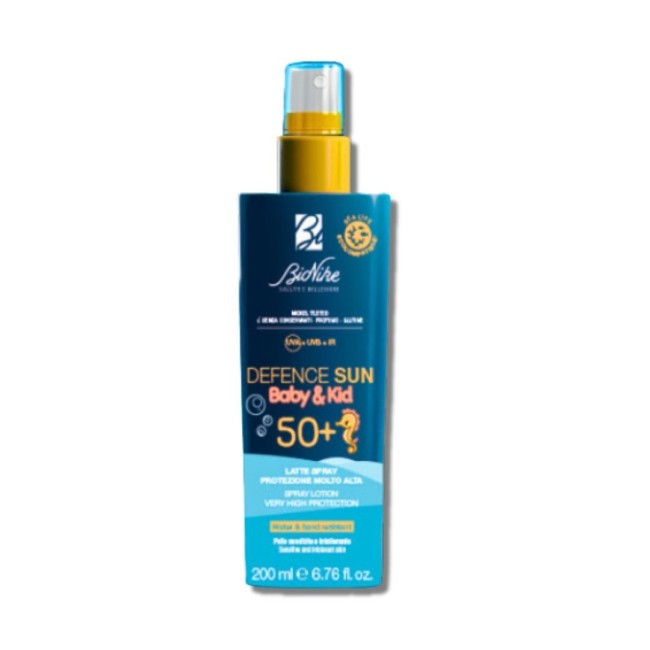 Bionike Defence Sun 50+ Baby&kid Latte Spray 200 Ml