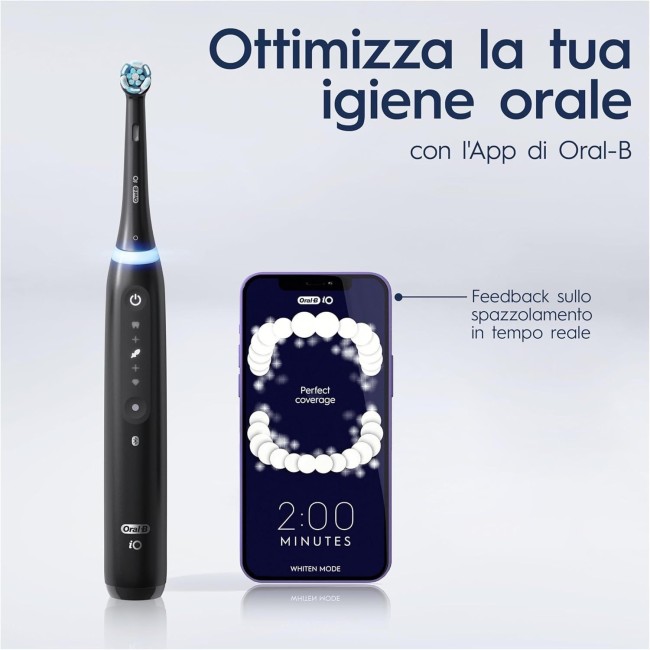 Procter & Gamble Oralb Power Spazzolino Elettrico Io5 S Black