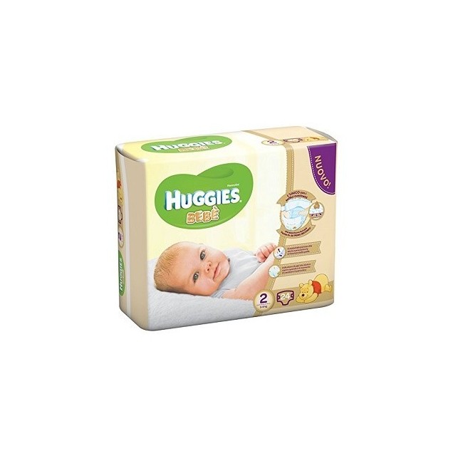Kimberly Clark Pannolino Huggies Extra Care Bebe' Base 2 24 Pezzi