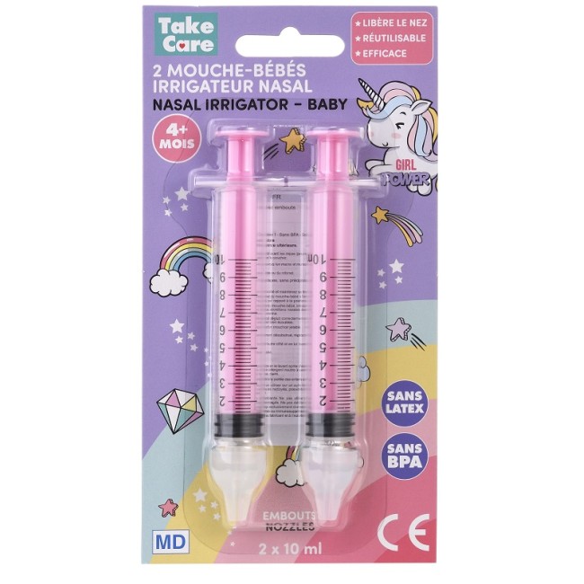 Polyflame Europe Siringhe Irrigazione Nasale Take Care Unicorn 2 Pezzi