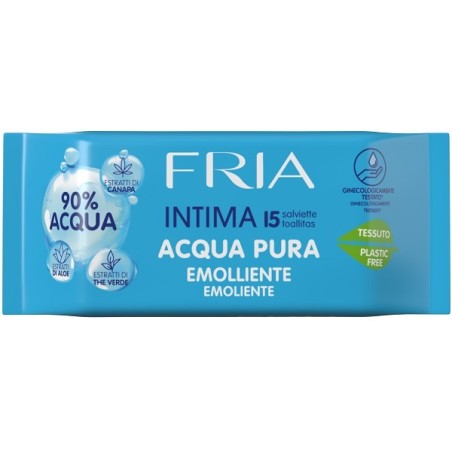 Diva International Fria Intima Acqua Pura Emolliente Salviette 15 Pezzi