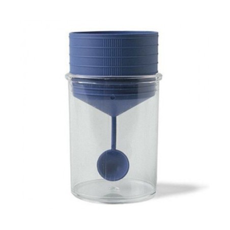 Pikdare Contenitore Pic Sterile Trasparente Per Analisi Coprologiche+ Cucchiaino Specimen Tappo A Vite Etichetta Autoadesiva