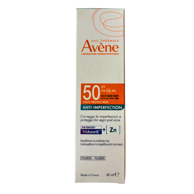 Avène Eau Thermale Avene Solare Fluido Anti-imperfezioni Spf50 40 Ml