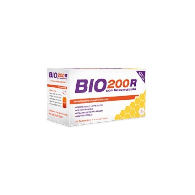 Amp Biotec Bio200 R Resveratrolo 10 Flaconcini 10 Ml