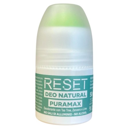 Altagamma Italia Deo Roll On Reset Puramax Deodorante Veg Tea Tree Zenzero Lime 50 Ml
