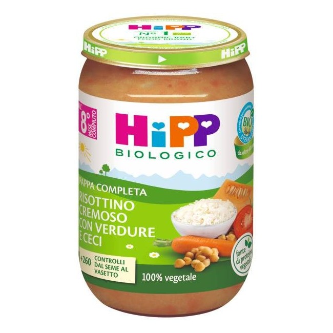 Hipp Risottino Cremoso Verdure Ceci 220 G