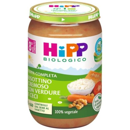 Hipp Risottino Cremoso Verdure Ceci 220 G