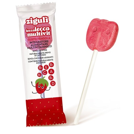 Falqui Ziguli Multivit Lecca Lecca Fragola 8,2 G