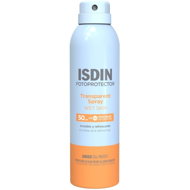 Isdin Transparent Spray Wet Skin Spf50 250 Ml