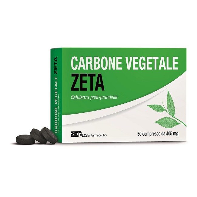 Zeta Farmaceutici Carbone Vegetale 50 Compresse Da 405 Mg