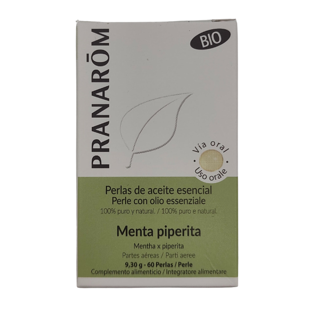 Herbalgem Pranarom Menta Piperita Bio 60 Perle
