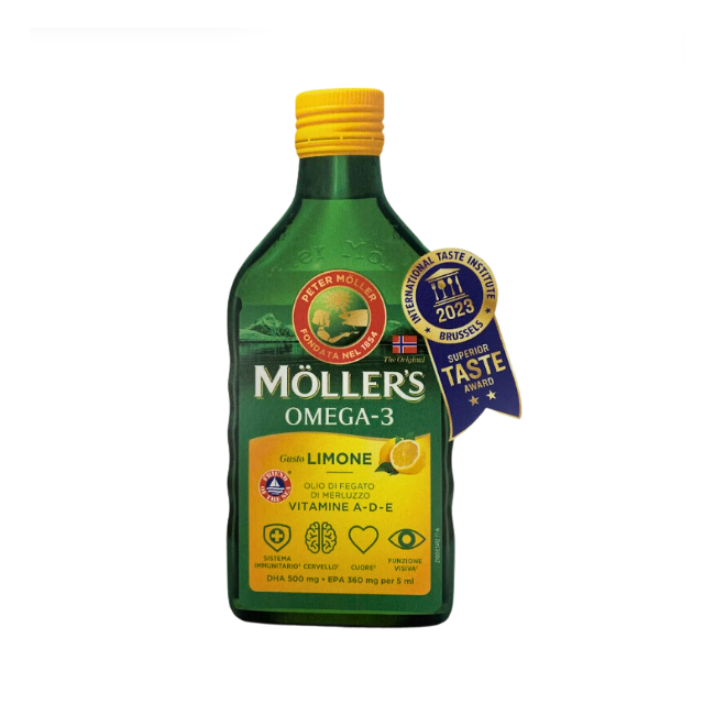 Difar Distribuzione Moller's Omega 3 Olio Limone 250 Ml