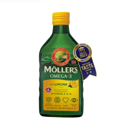 Difar Distribuzione Moller's Omega 3 Olio Limone 250 Ml