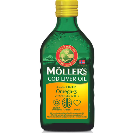 Difar Distribuzione Moller's Omega 3 Olio Limone 250 Ml