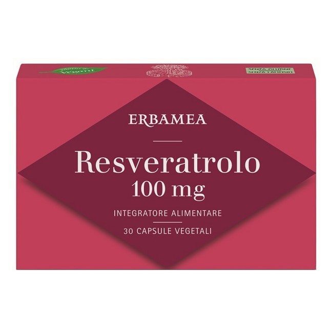 Erbamea Resveratrolo 100mg 30 Capsule