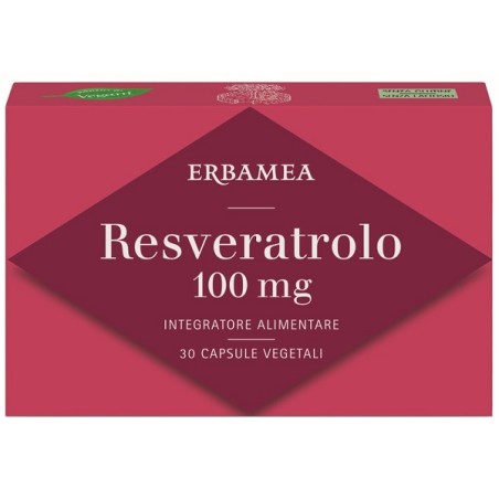 Erbamea Resveratrolo 100mg 30 Capsule