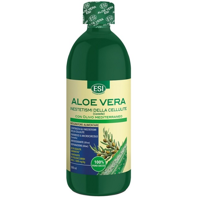 Esi Aloe Vera Succo Con Olivo Cellulite 500 Ml