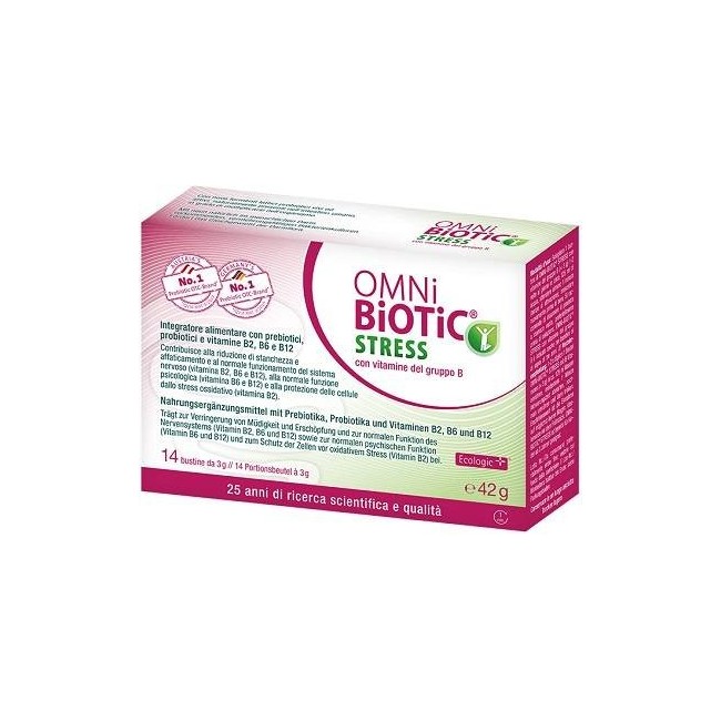 Institut Allergosan Omni Biotic Stress Vitamine Gruppo B 14 Bustine Da 3 G