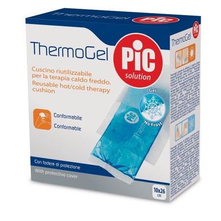Pikdare Cuscino Thermogel 10x26 Cm Terapia Caldo Freddo Con Fodera Itc