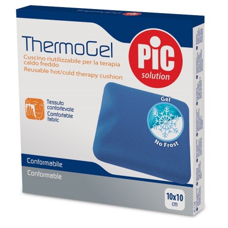 Pikdare Cuscino Thermogel Riutilizzabile Per Terapia Caldo Freddo Cm 10x10 Itc