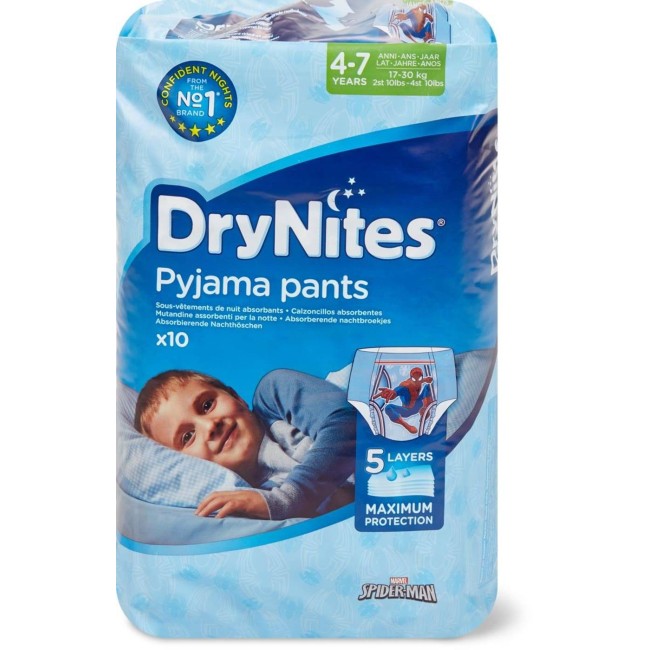 Perfetti Van Melle Pannolino Huggies Drynites 8/13 Anni Boy L 30/48kg 9 Pezzi