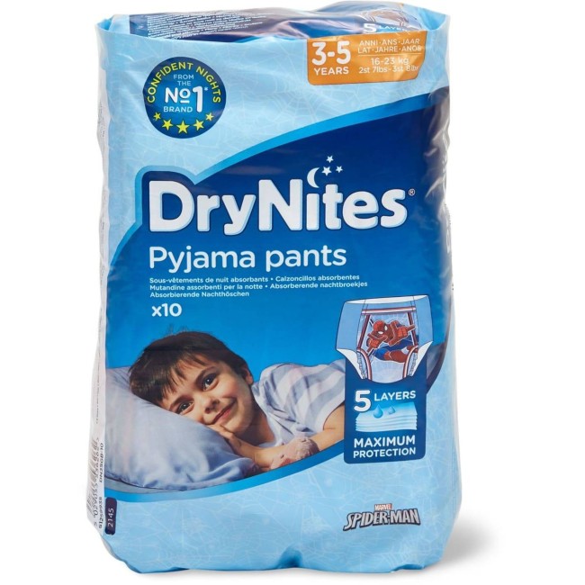 Perfetti Van Melle Pannolino Huggies Drynites 8/13 Anni Boy L 30/48kg 9 Pezzi