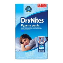 Perfetti Van Melle Pannolino Huggies Drynites 8/13 Anni Boy L 30/48kg 9 Pezzi