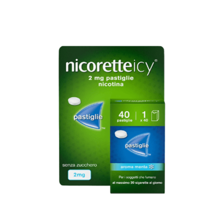 Johnson & Johnson Nicoretteicy 2 Mg, Pastiglie Nicotina
