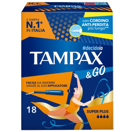 Fater Tampax &go Super Plus 18 Pezzi