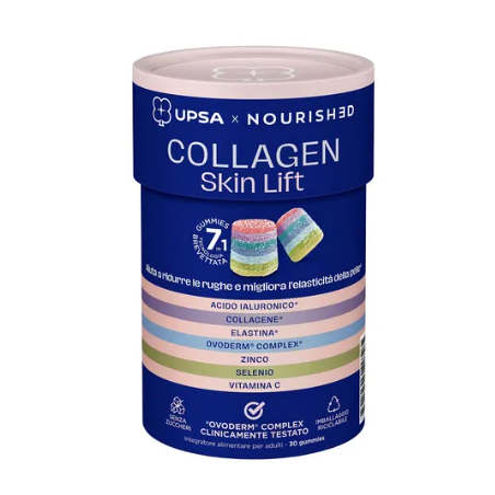 Upsa X Nourished Collagen Skin Lift 30 Gummies
