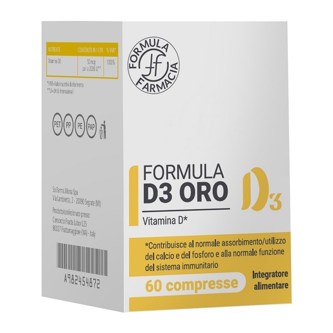 So. Farma. Morra Formula D3 Oro 60 Compresse