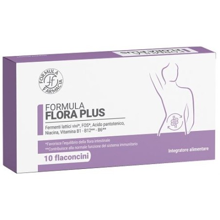 So. Farma. Morra Formula Flora Plus 10 Flaconcini Da 10 Ml