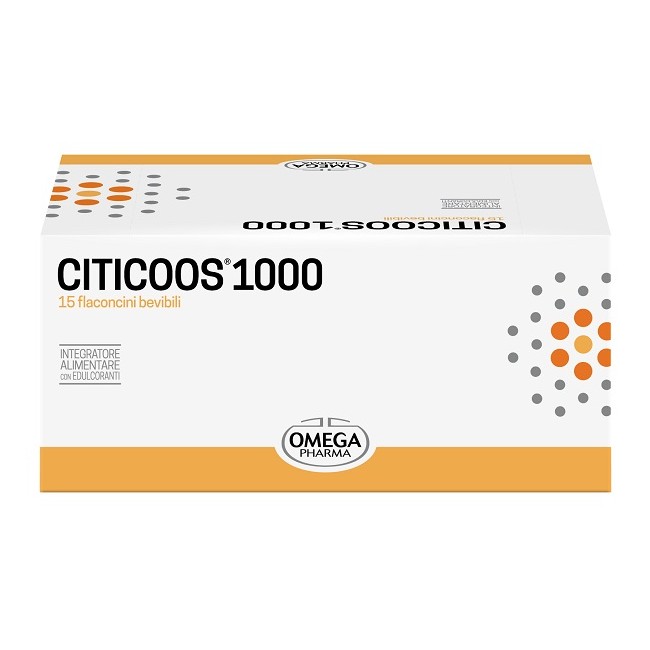 Omega Pharma Citicoos 1000 15 Flaconcini 10 Ml