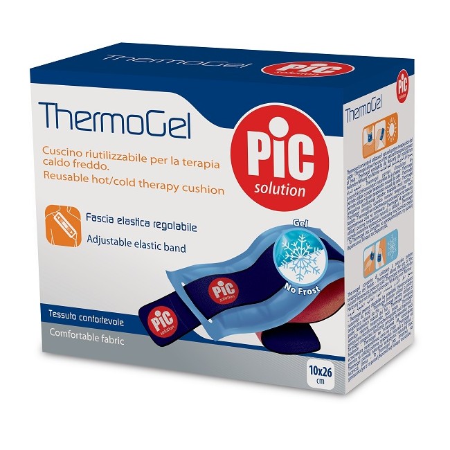 Pikdare Cuscino Thermogel Terapia Caldo Freddo 10x26 Cm Con Fascia Elastica Itc
