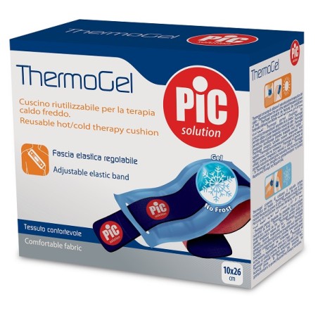 Pikdare Cuscino Thermogel Terapia Caldo Freddo 10x26 Cm Con Fascia Elastica Itc