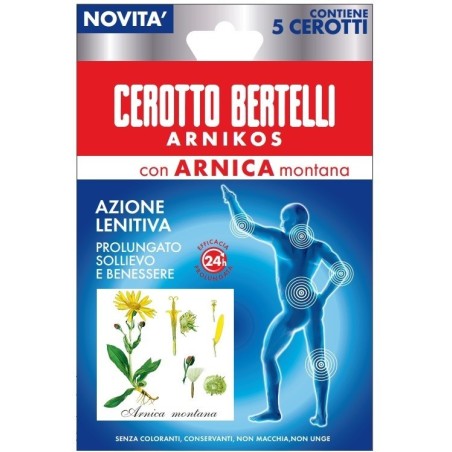 Kelemata Bertelli Cerotto Arnikos Con Arnica Montana 5 Pezzi