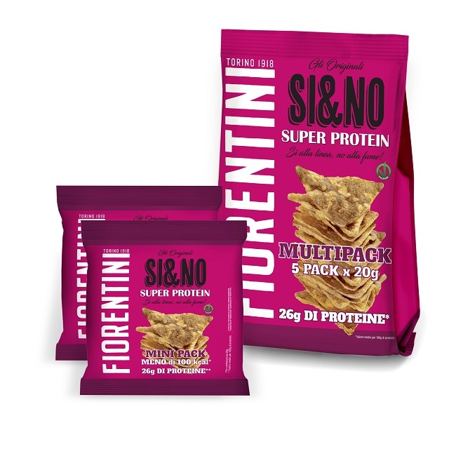 Fiorentini Alimentari Si&no Super Protein Triangoli 5 Monoporzioni Da 20 G