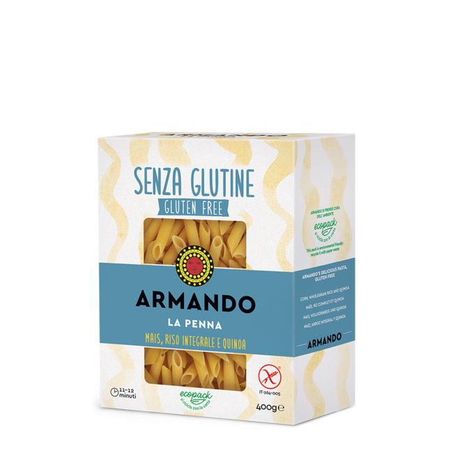 Il Gluten Free Di Armando La Penna Mais Riso Integrale E Quinoa 400 G